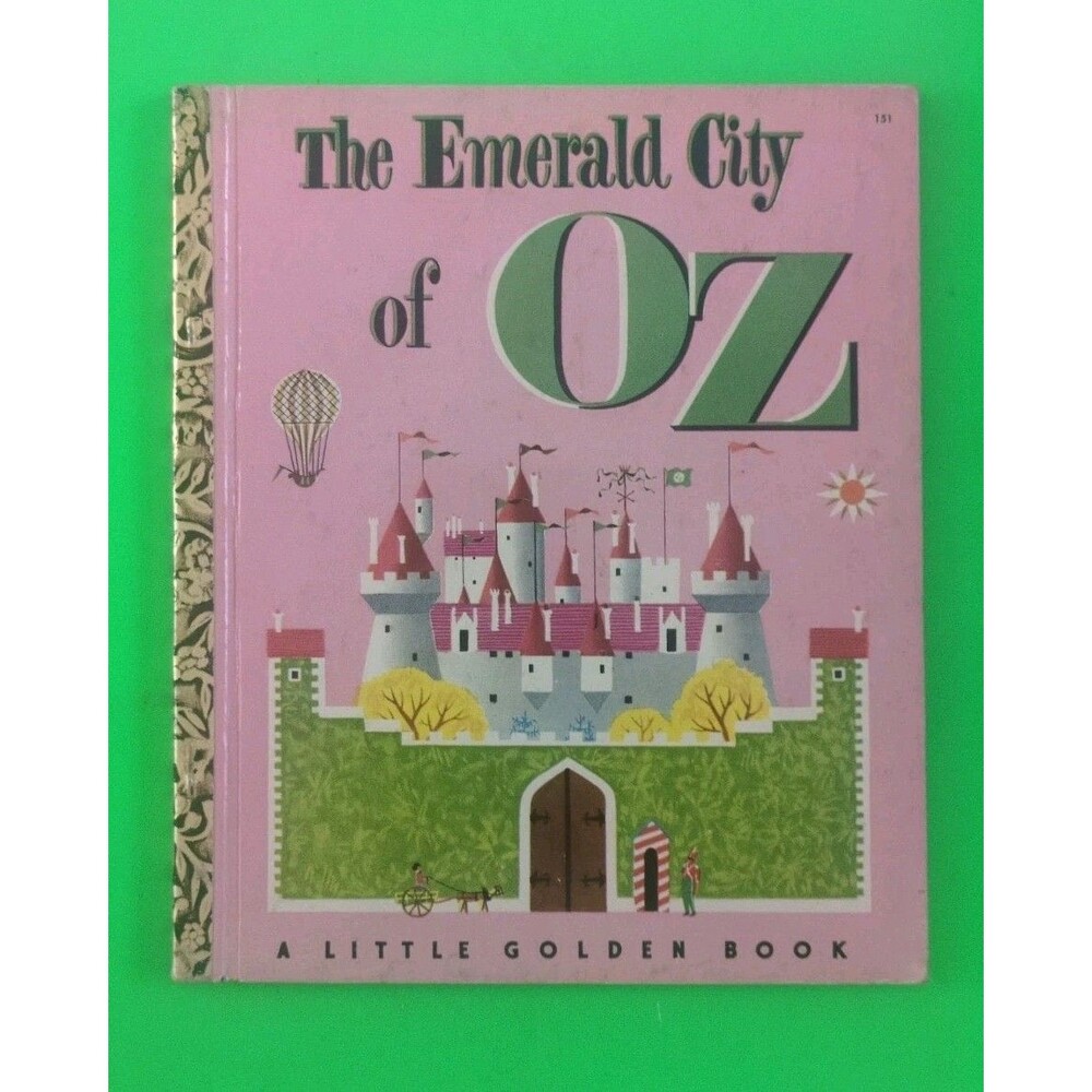 The Emeral City Of Oz, A Little Golden Book,1952(A ED/VINTAGE Children's)
